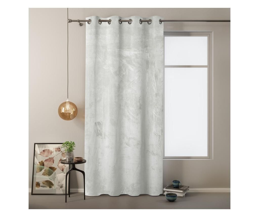 Draperie Velvet Eyelets 140x245 cm - Amelia Home, Alb