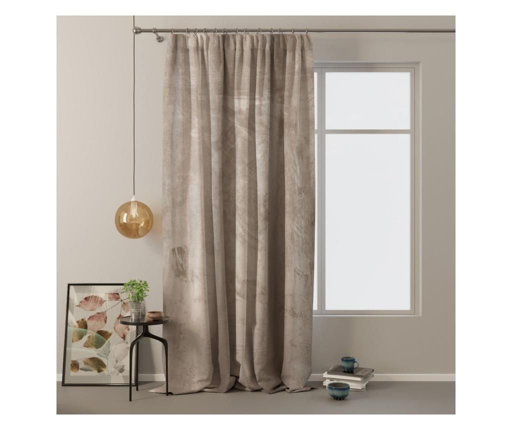 Draperie Velvet on pleat 140x270 cm - Amelia Home, Crem