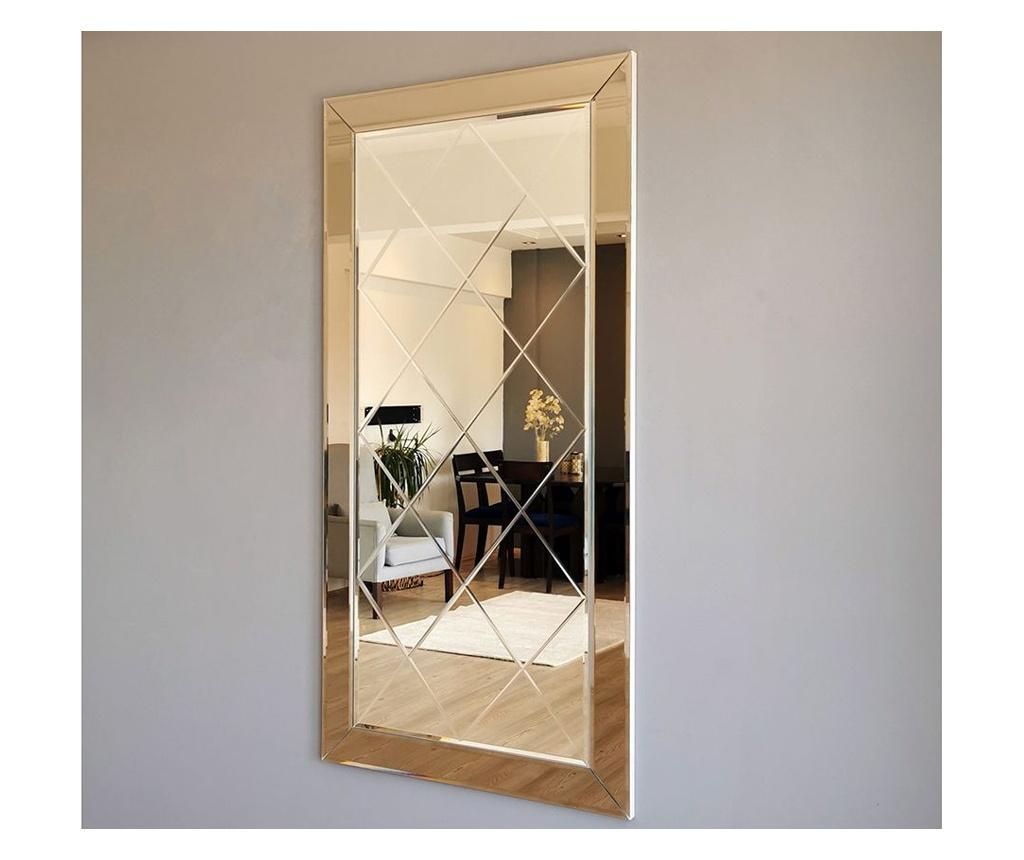 Oglinda de perete Neostill, Oglinda, 65×2 cm – Neostill, Gri & Argintiu Neostill