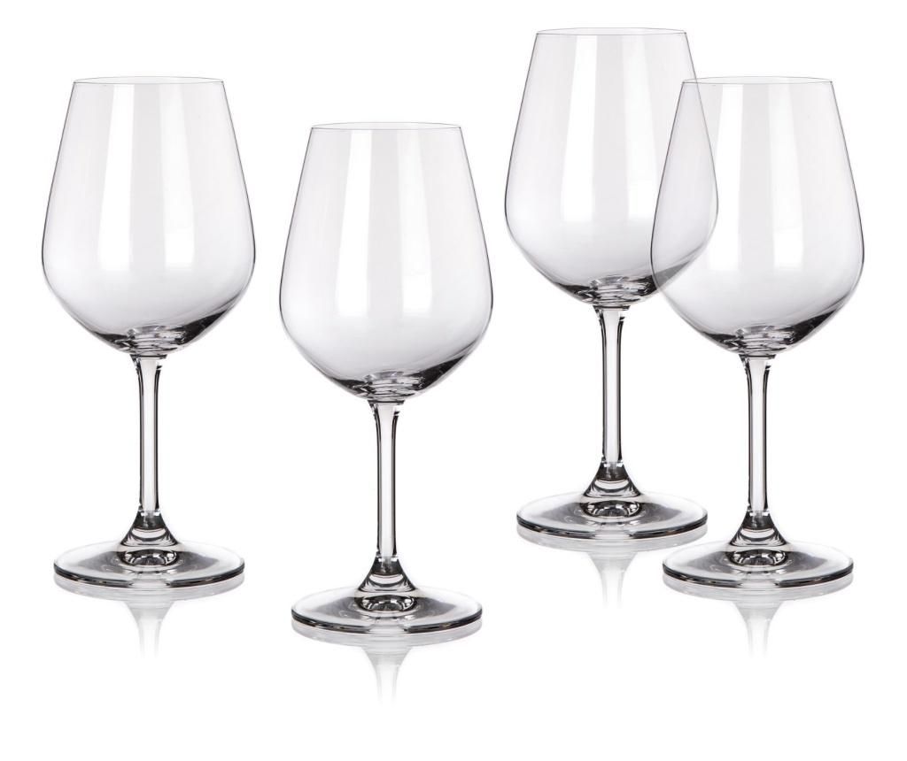 Set 4 pahare pentru vin alb Maison Forine, Marta, sticla, alb, 350 ml,350 ml – Maison Forine, Alb Maison Forine imagine 2022
