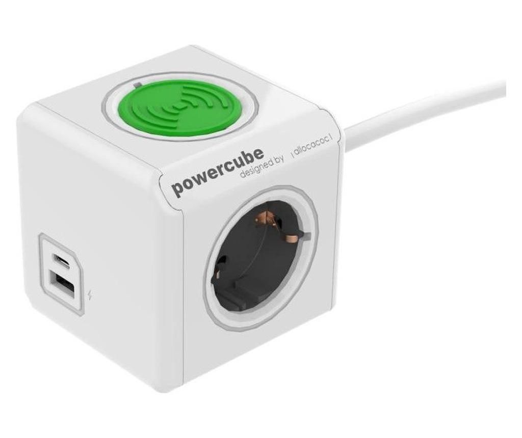 Powercube Extended Wireless Charger USB A Si USB C - DesignNest