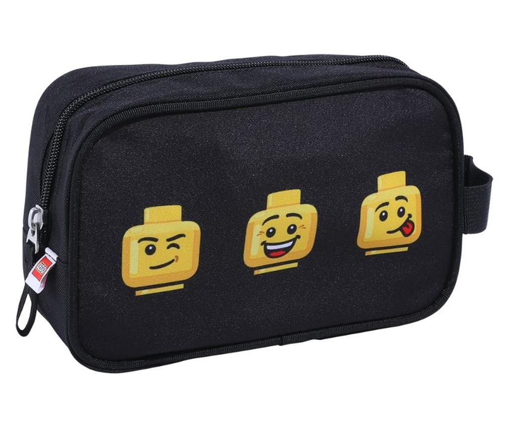 Geanta pentru cosmetice Faces Black - LEGO Bags, Negru