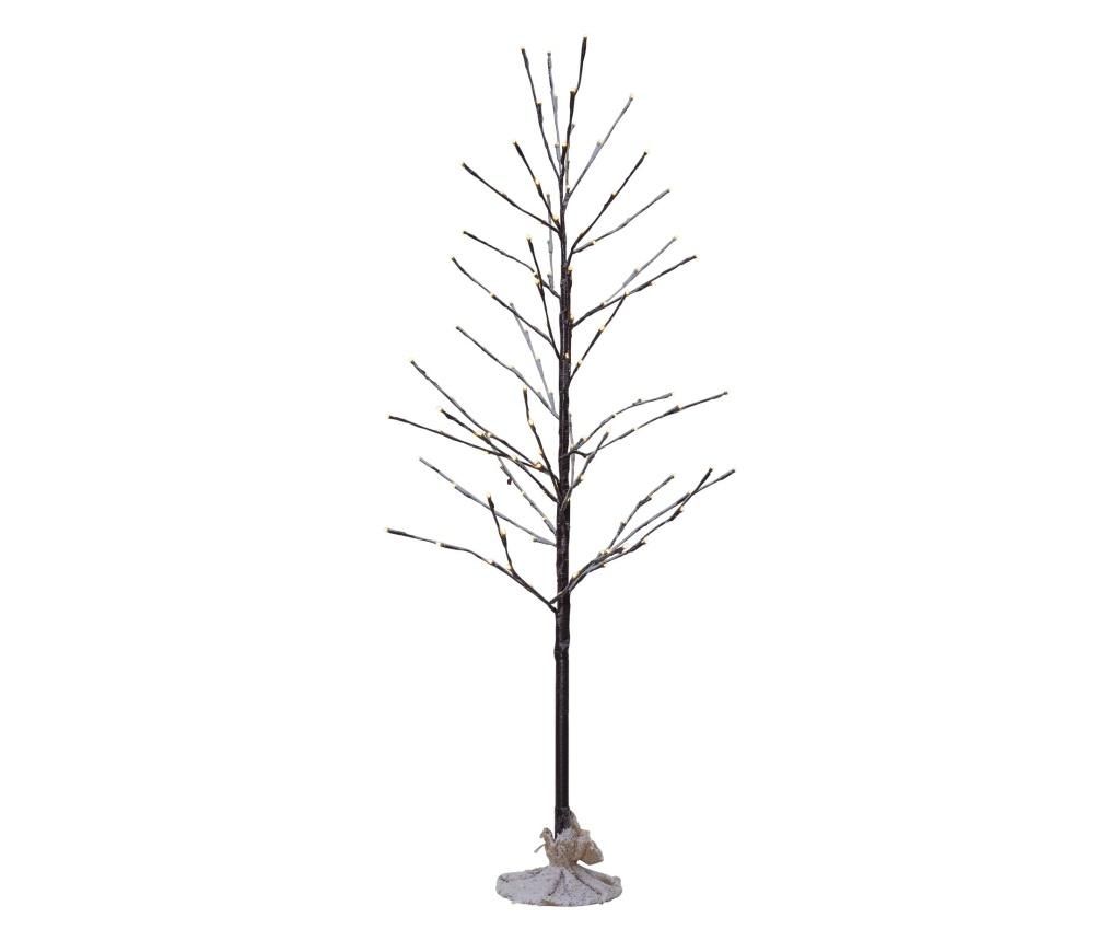 Arbore decorativ cu LED Best Season, Tobby Tree, plastic, maro, S – Best Season, Maro Best Season imagine 2022