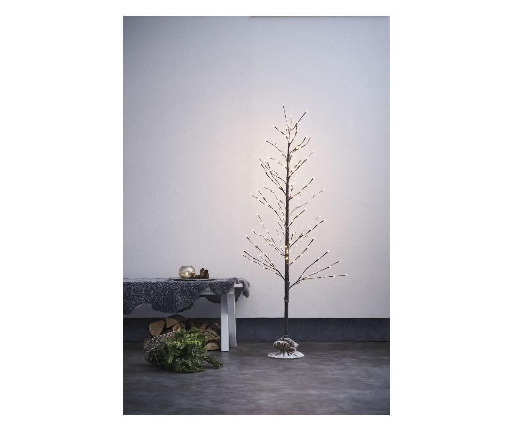 Decoratiune cu LED Best Season, Tobby Tree, plastic, max. 3 W, maro, M – Best Season, Maro Best Season imagine reduceri 2022