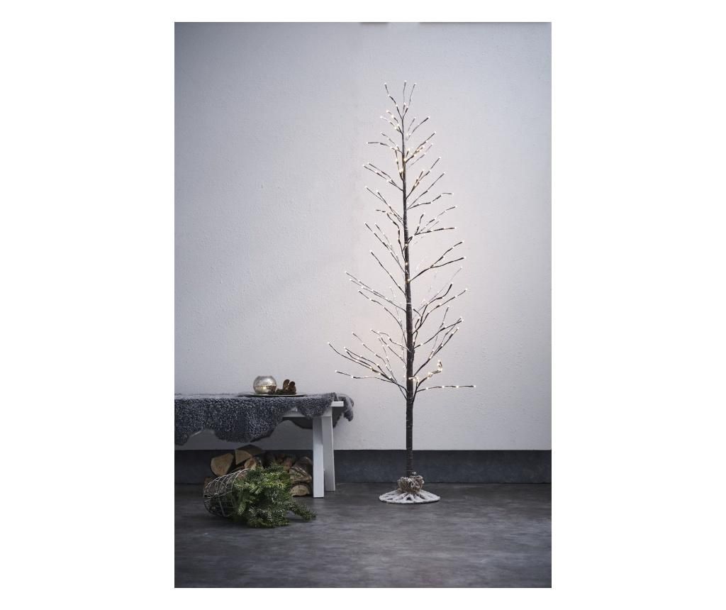 Decoratiune cu LED Best Season, Tobby Tree, plastic, max. 3 W, maro, L – Best Season, Maro Best Season imagine reduceri 2022