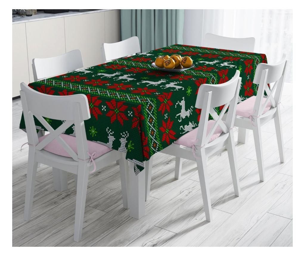 Fata de masa Minimalist Home World, Minimalist Tablecloths Merry Christmas, poliester, bumbac, 140x180 cm - Minimalist Home World, Multicolor