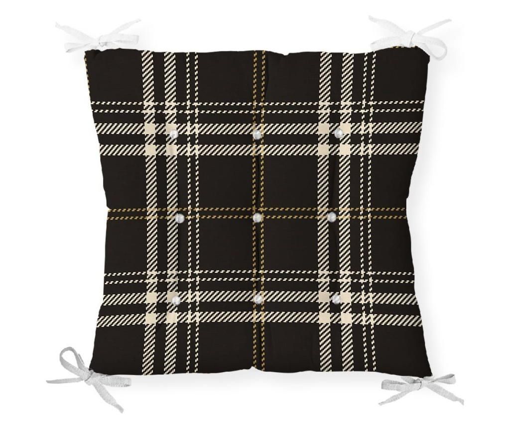 Perna de sezut Minimalist Cushion Covers Black Flannel 40×40 cm – Minimalist Home World, Negru Minimalist Home World