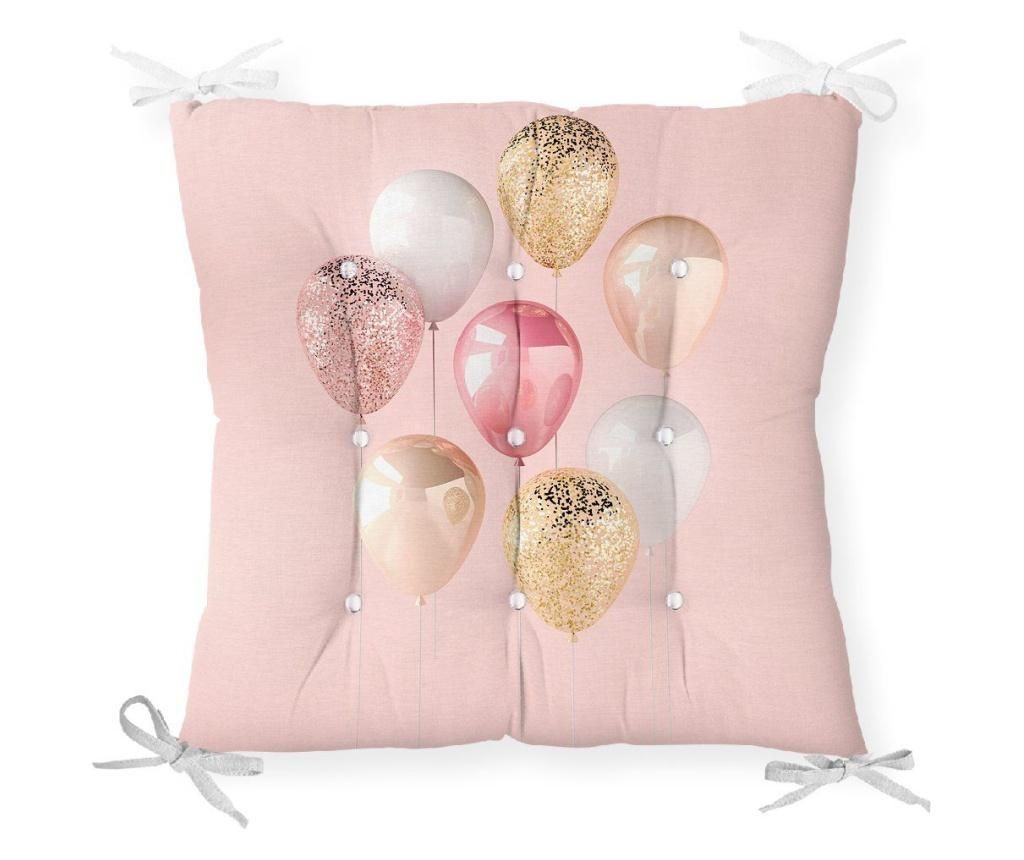 Perna de sezut Minimalist Cushion Covers Pink Balloon 40×40 cm – Minimalist Home World, Roz