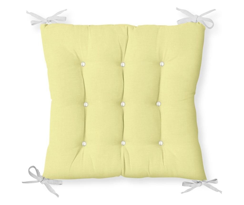Perna de sezut Minimalist Cushion Covers Yellow 40×40 cm – Minimalist Home World, Galben & Auriu Minimalist Home World