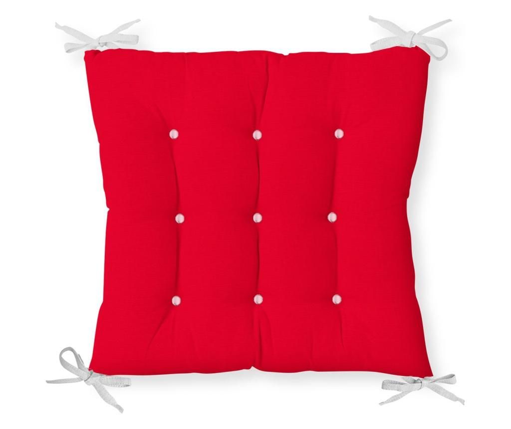 Perna de sezut Minimalist Home World, Minimalist Cushion Covers Red, bumbac, , 40×40 cm, rosu – Minimalist Home World, Rosu Minimalist Home World pret redus