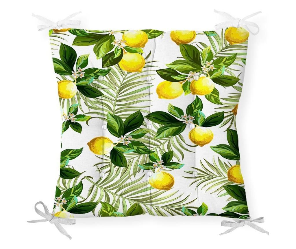 Perna de sezut Minimalist Cushion Covers Lemon Design 40×40 cm – Minimalist Home World, Verde