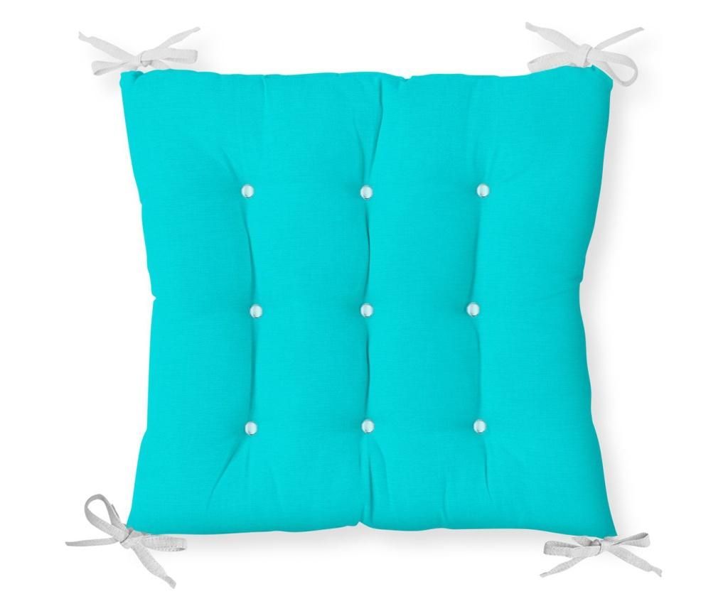 Perna de sezut Minimalist Cushion Covers Water Green 40×40 cm – Minimalist Home World, Albastru Minimalist Home World
