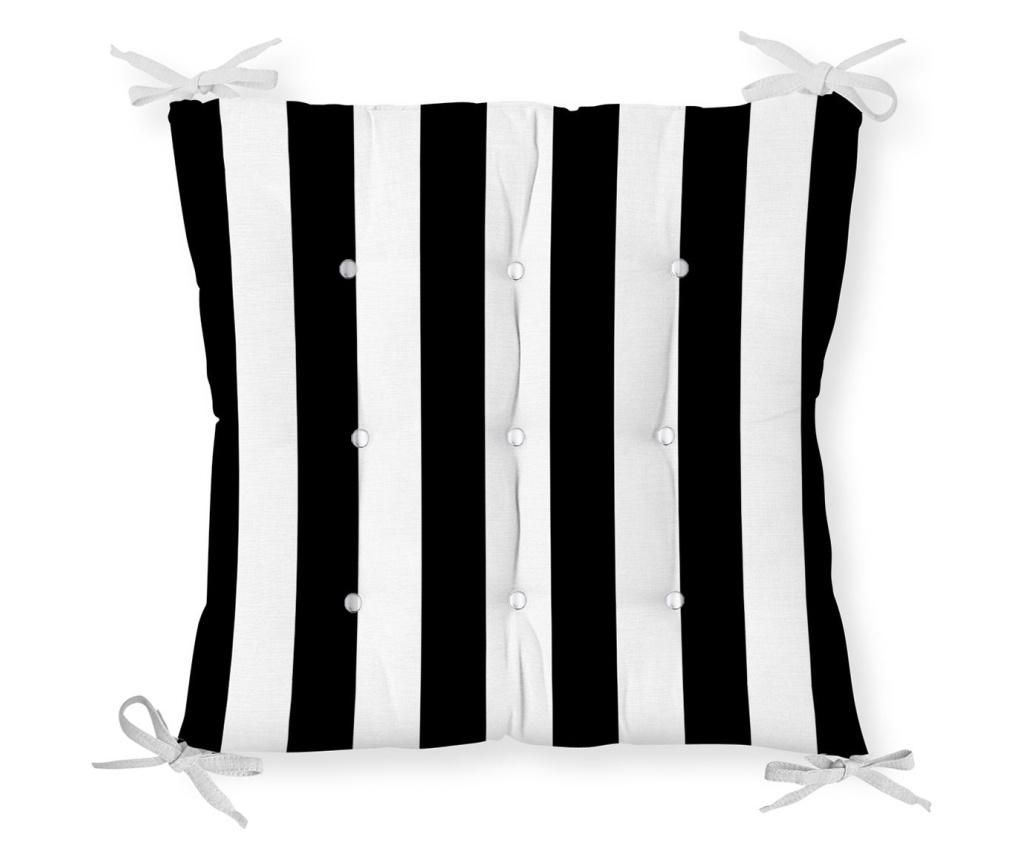 Perna de sezut Minimalist Home World, Minimalist Cushion Covers Black White Striped Classics, bumbac, , 40×40 cm, negru/alb – Minimalist Home World, Negru Minimalist Home World imagine 2022 caserolepolistiren.ro