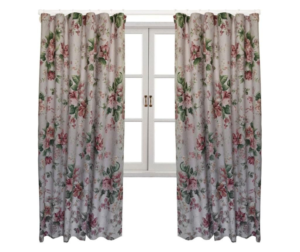 Draperie Textile4home, Gloria, bumbac, 200×250 cm, roz trandafiriu – textile4home, Roz textile4home pret redus