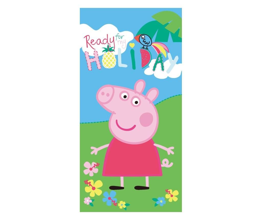 Prosop de baie Peppa Pig 70x140 cm, bumbac, multicolor - Peppa Pig, Multicolor