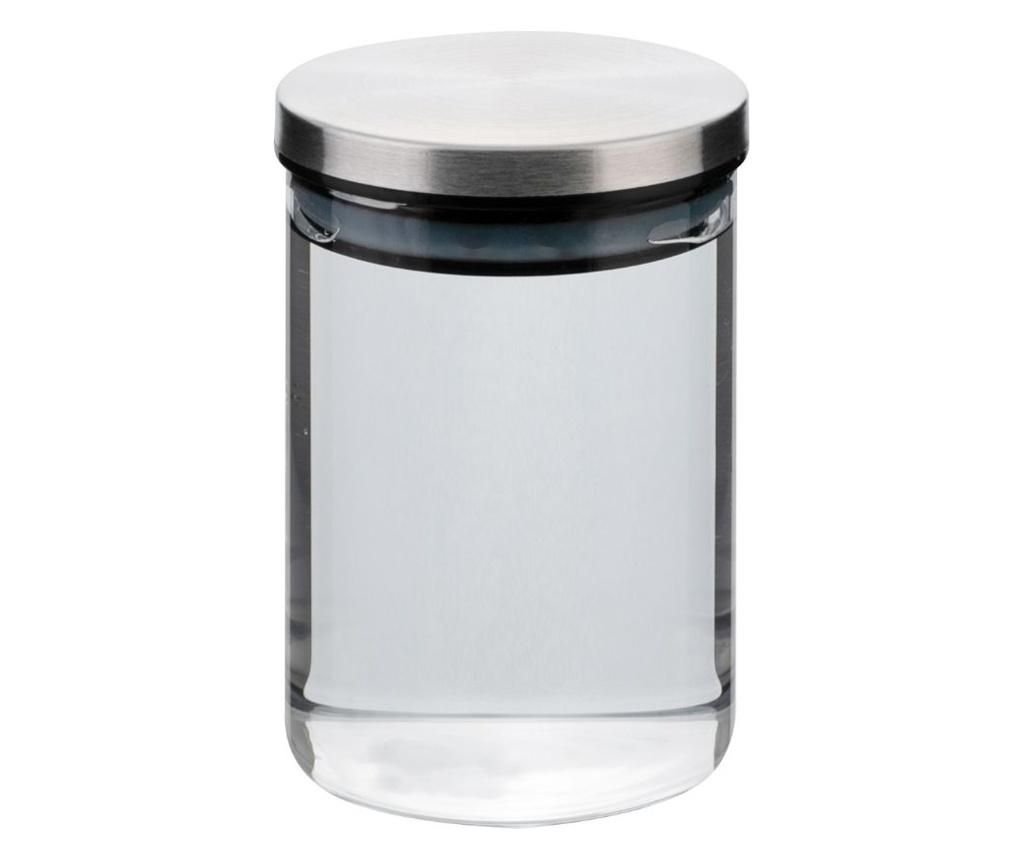 Borcan cu capac ermetic Axentia, sticla borosilicata, transparent/argintiu, 500 ml,500 ml – Axentia, Gri & Argintiu Axentia
