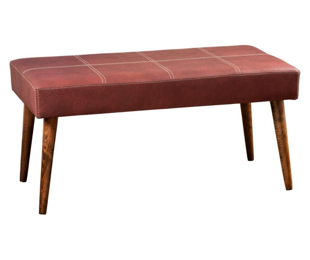 Bancheta Grace, rosu claret, 92x46x44 cm - Grace, Rosu