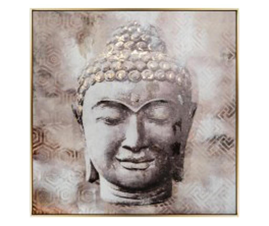 Tablou canvas Bouddha Gold, 102x102 cm - Atmosphera