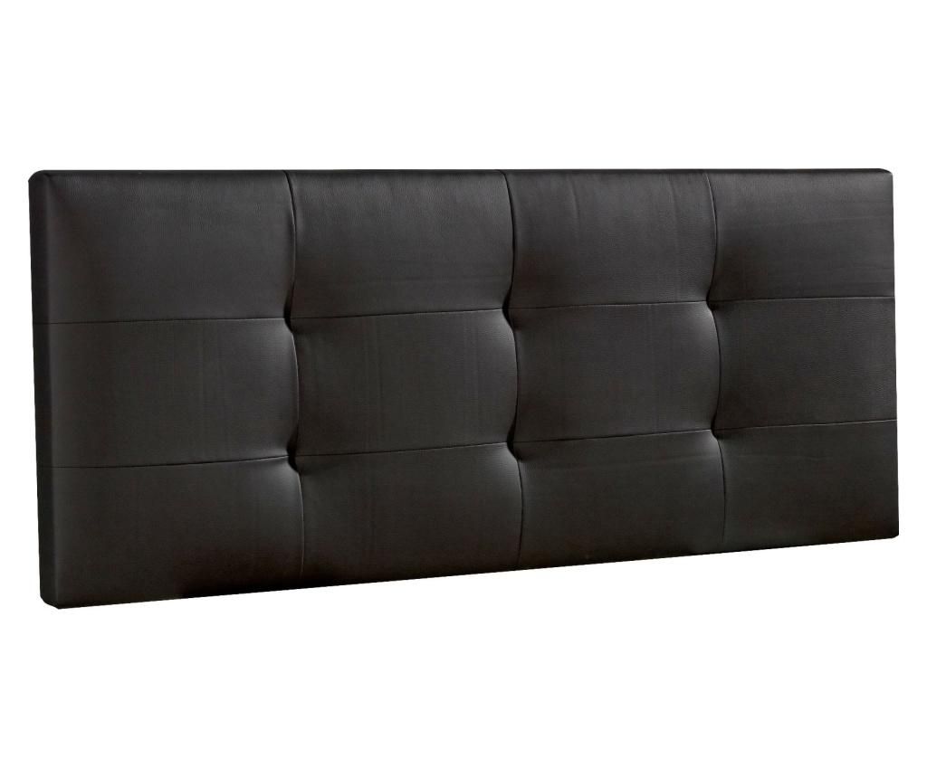 Tablie de pat Topambientes, piele artificiala, 60×160 cm, negru – TopAmbientes, Negru TopAmbientes imagine noua