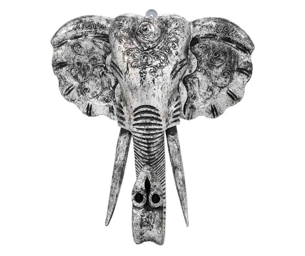 Decoratiune Elephant Head – Creaciones Meng, Gri & Argintiu Creaciones Meng imagine reduceri 2022