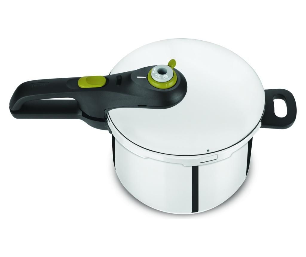 Oala sub presiune Tefal Secure 5 Neo 6 L - Tefal, Gri & Argintiu