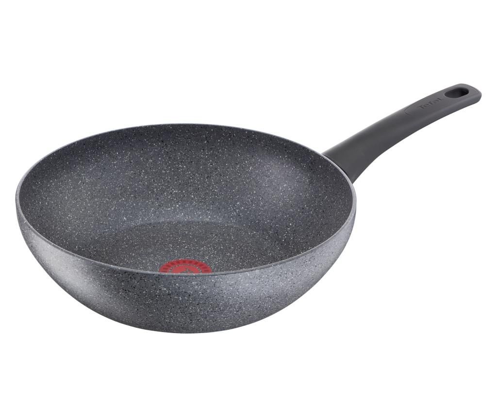 Tigaie Wok Tefal Mineralia Force 28 cm - Tefal, Gri & Argintiu