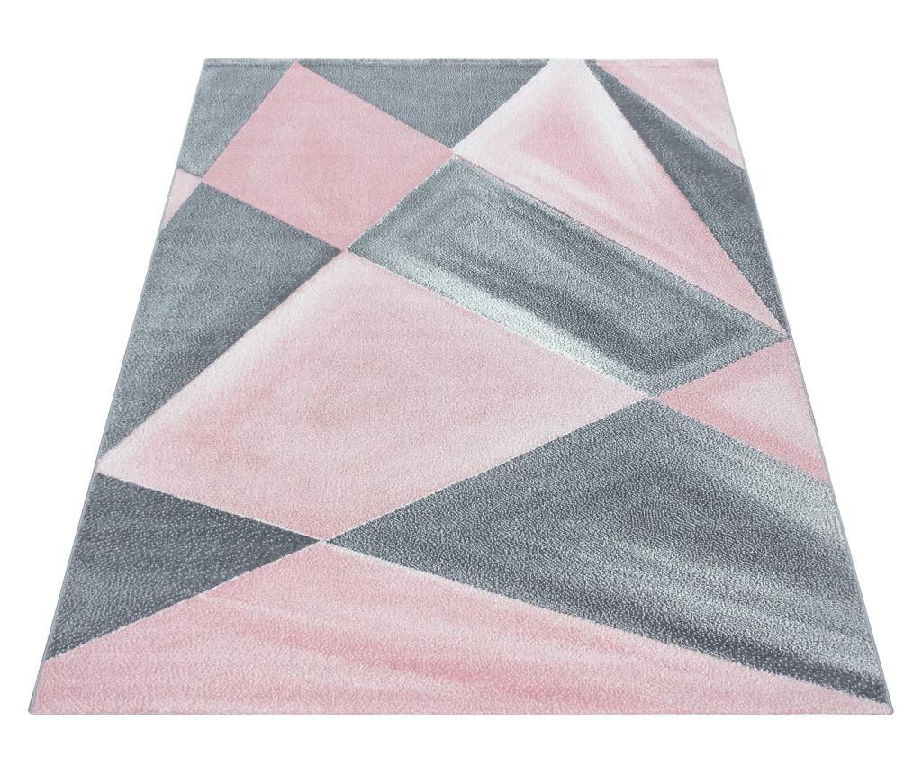 Covor Ayyildiz Carpet, Beta Pink, 80×150 cm, polipropilena frise – Ayyildiz Carpet, Roz Ayyildiz Carpet imagine reduceri 2022