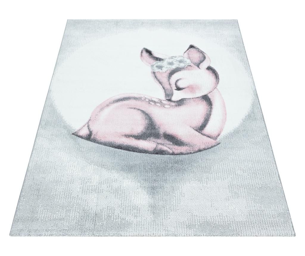 Covor Ayyildiz Carpet, Bambi Pink, 120x170 cm, polipropilena frise - Ayyildiz Carpet, Roz