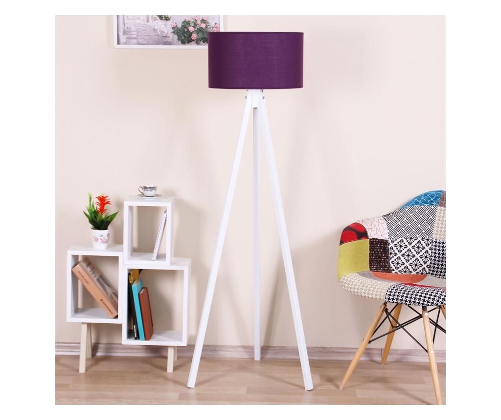 Lampadar Squid Lighting, Tripod, structura din MDF, max. 60 W, E27, 42x38x145 cm - Squid lighting, Alb