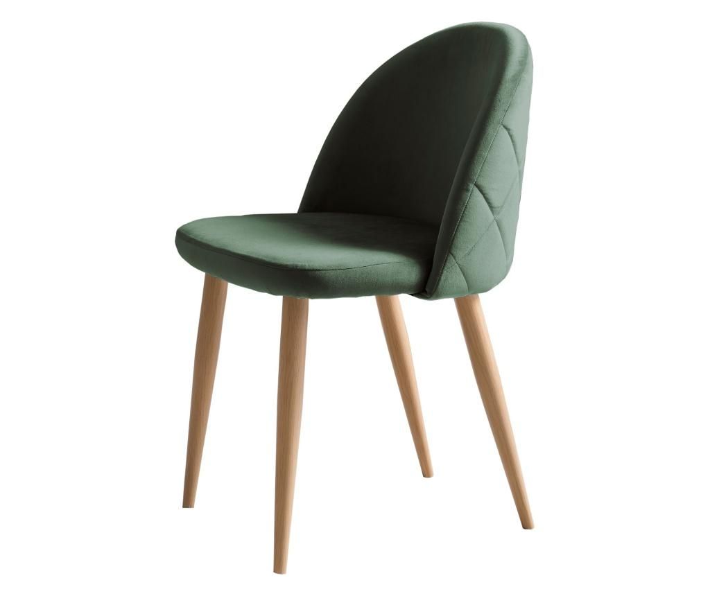 Set 2 scaune Salesfever, 52x48x82 cm - SalesFever, Verde