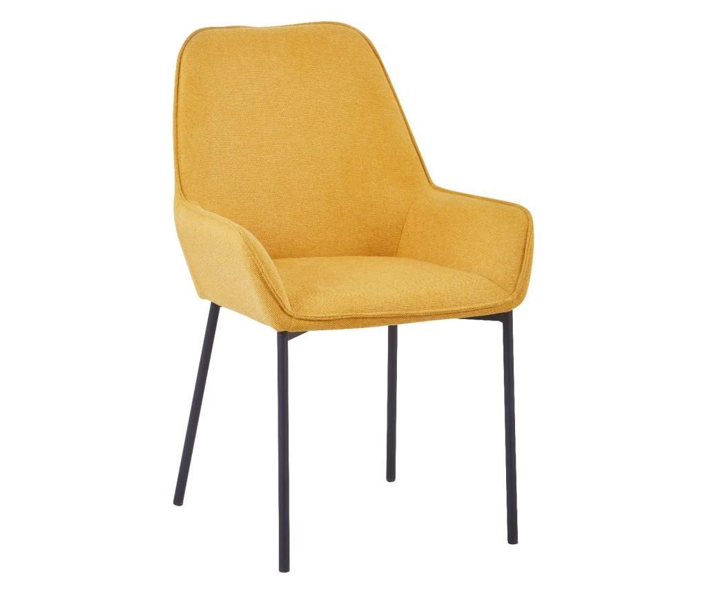 Set 2 scaune Salesfever, 56x54x90 cm - SalesFever, Negru