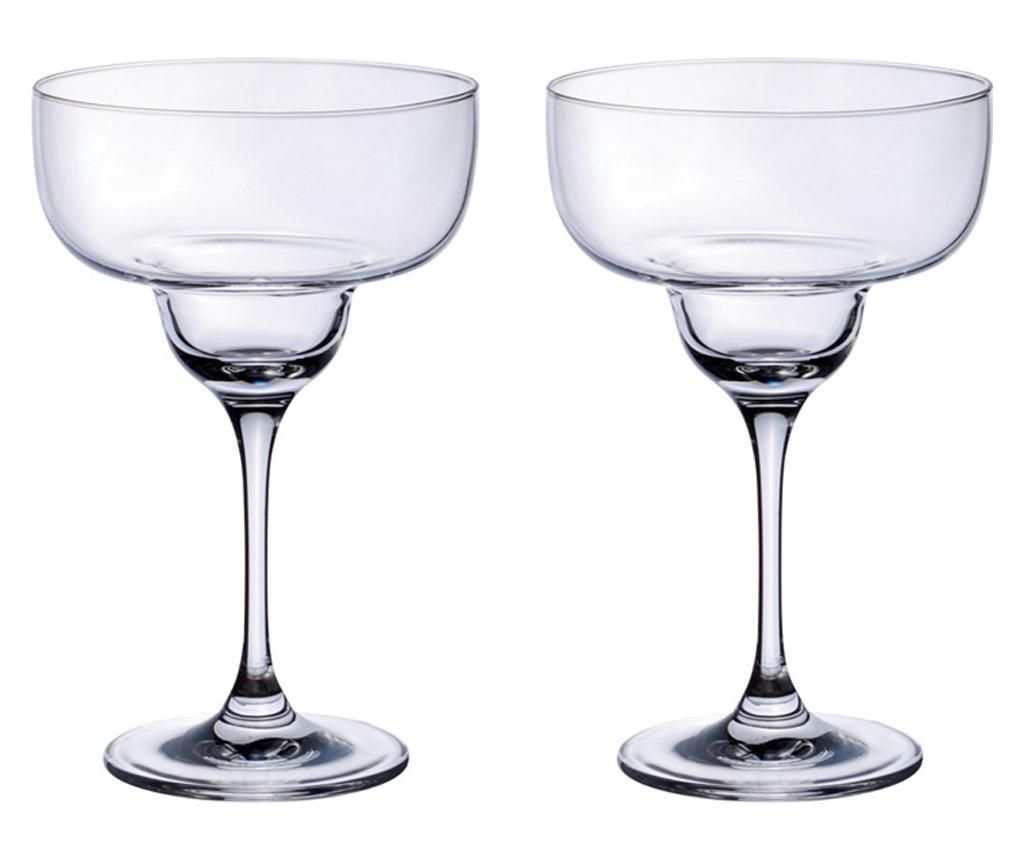 Set 2 pahare pentru cocktail Purismo Bar 340 ml - Villeroy & Boch, Alb