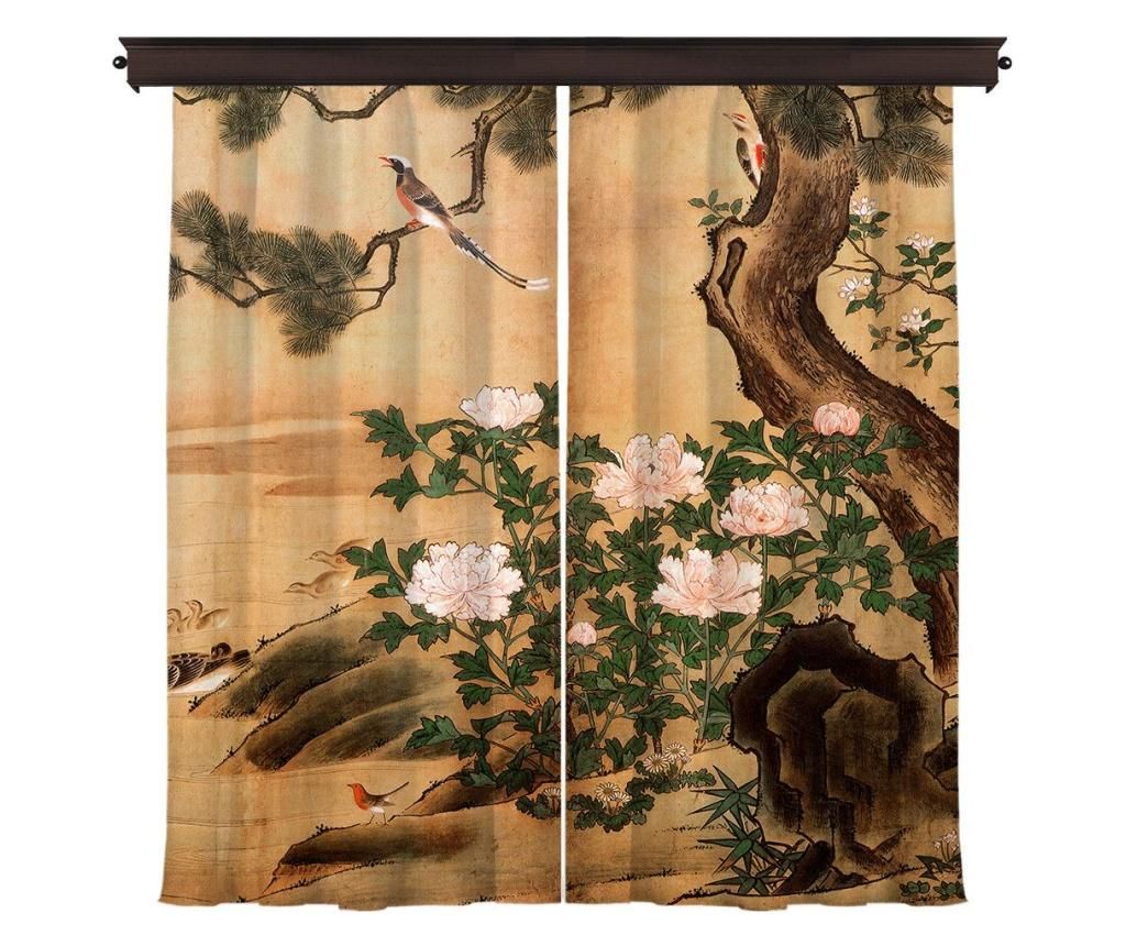 Set 2 draperii 140×260 cm – Cipcici, Multicolor