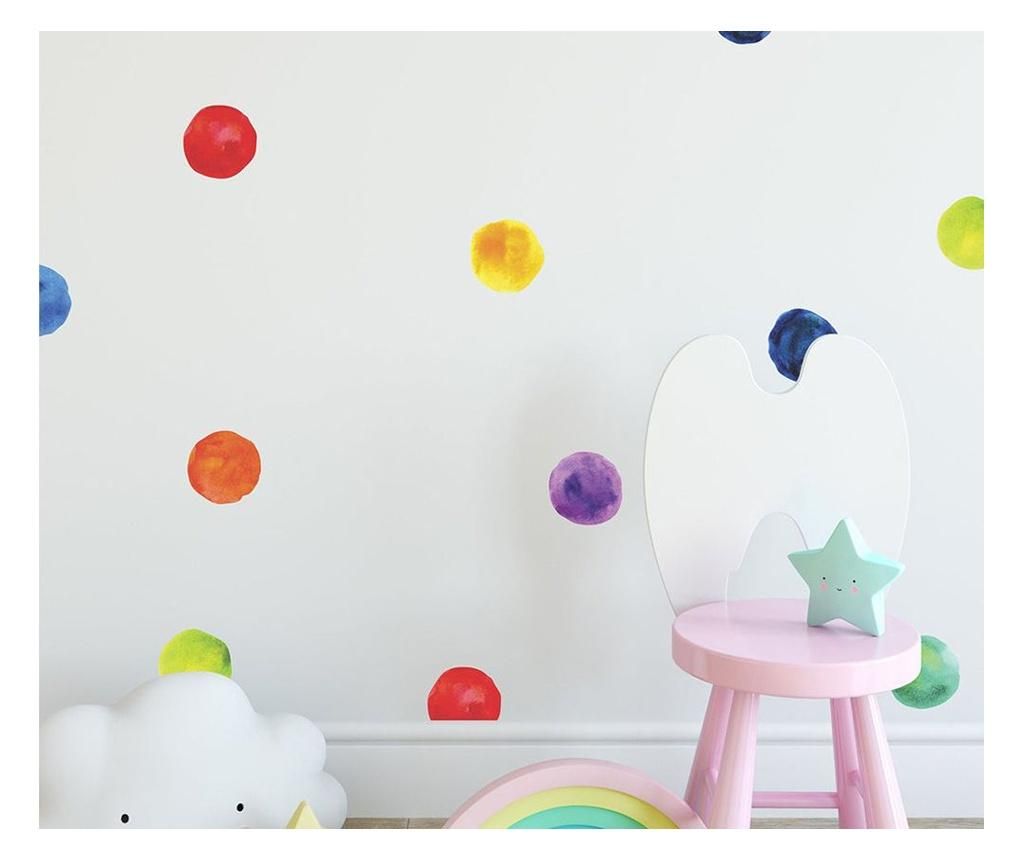 Set 12 stickere decorative de perete – Evila Originals, Multicolor