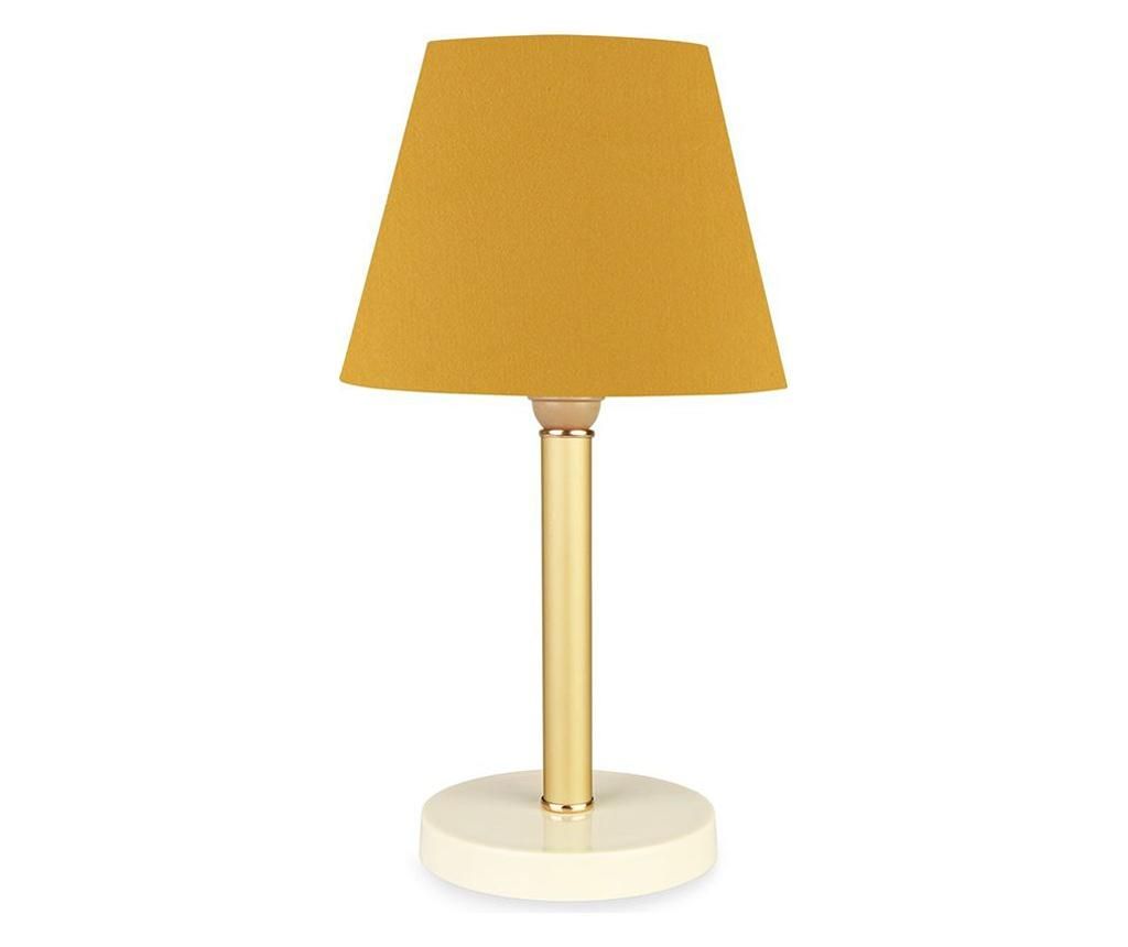 Lampa de masa Insignio, metal, max. 60W W, 35x22x22 cm - Insignio, Galben & Auriu