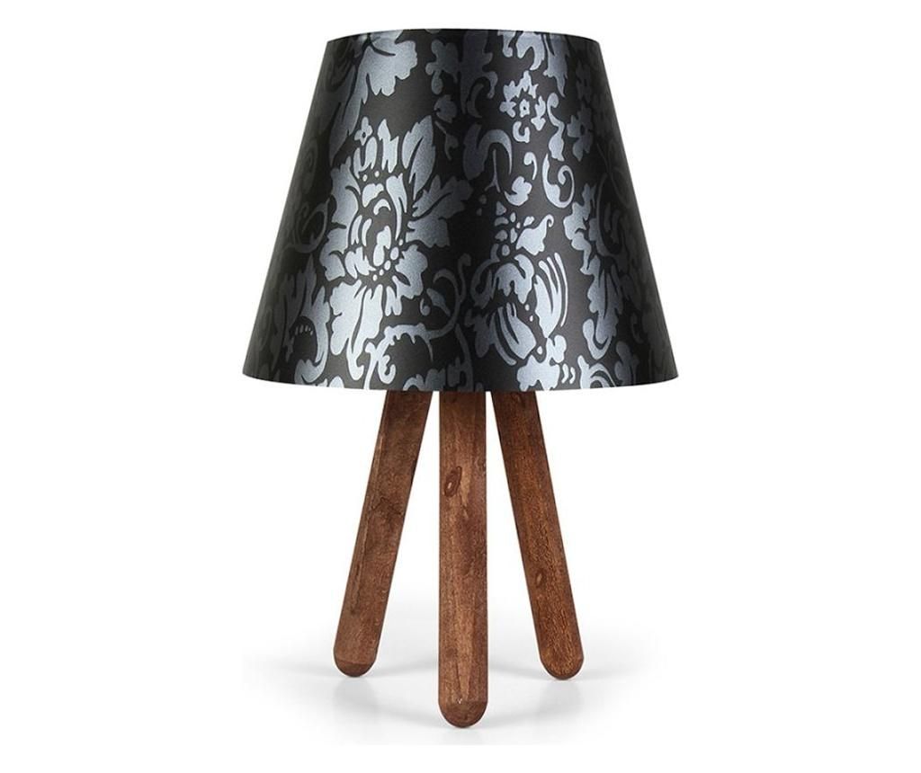 Lampa de masa Insignio, lemn de fag, max. 60W W, 35x22x22 cm - Insignio, Negru