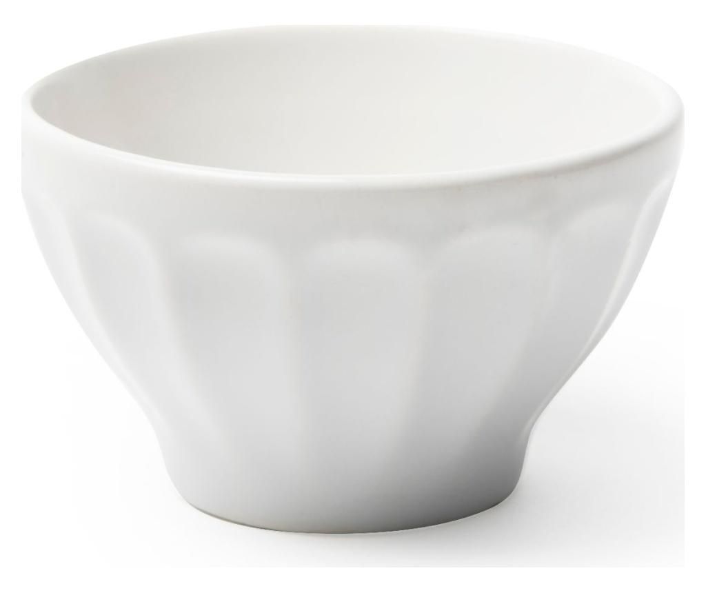 Bol Excelsa, ceramica, alb, 10x10x6 cm – Excelsa, Alb Excelsa