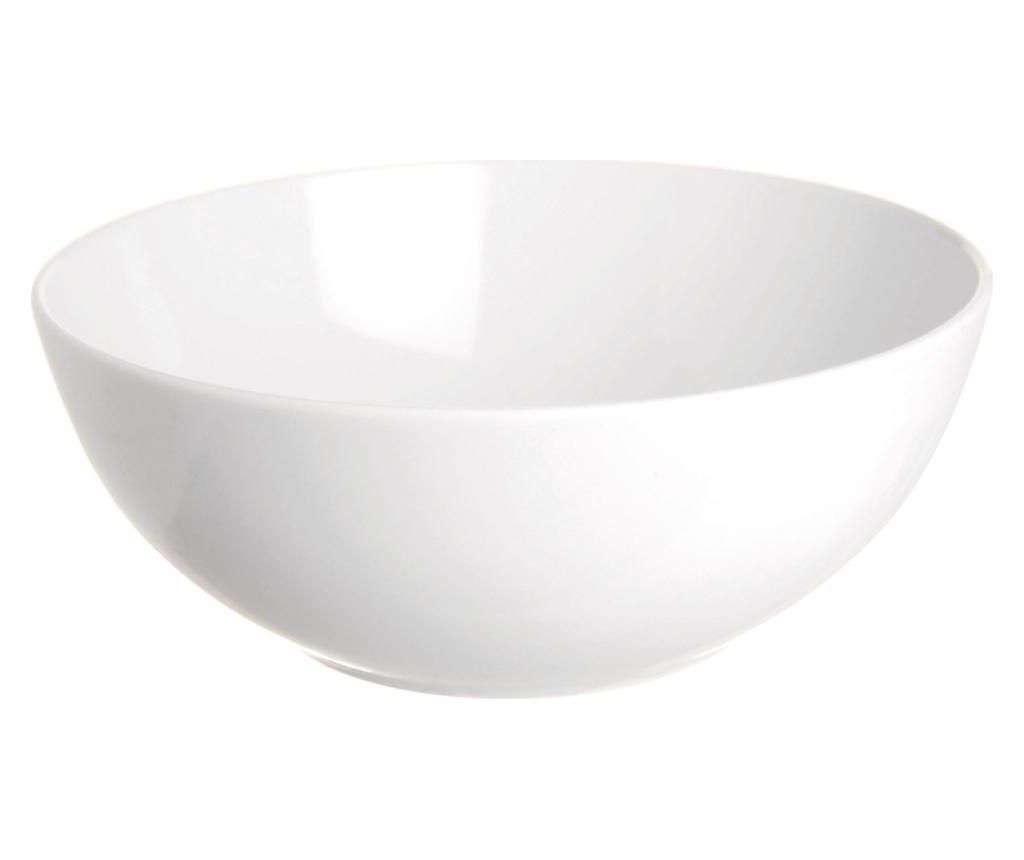 Bol pentru salata Excelsa, Fashion White, ceramica, ⌀23 cm, alb, 23x23x9 cm – Excelsa, Alb Excelsa imagine 2022