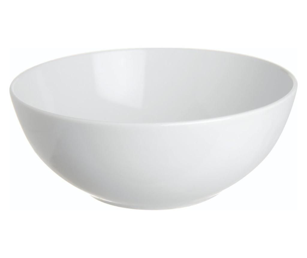 Bol pentru salata Excelsa, Fashion White, ceramica, ⌀15 cm, alb, 15x15x6 cm – Excelsa, Alb Excelsa imagine 2022