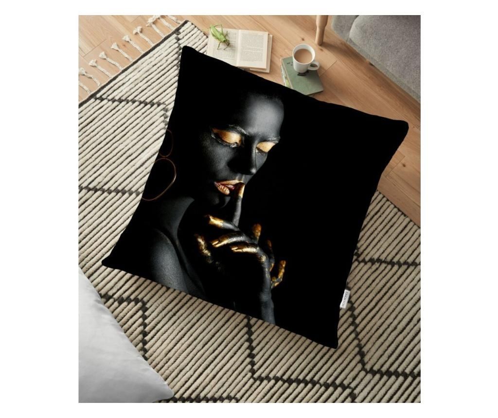 Fata de perna Minimalist Cushion Covers 70x70 cm - Minimalist Home World, Negru