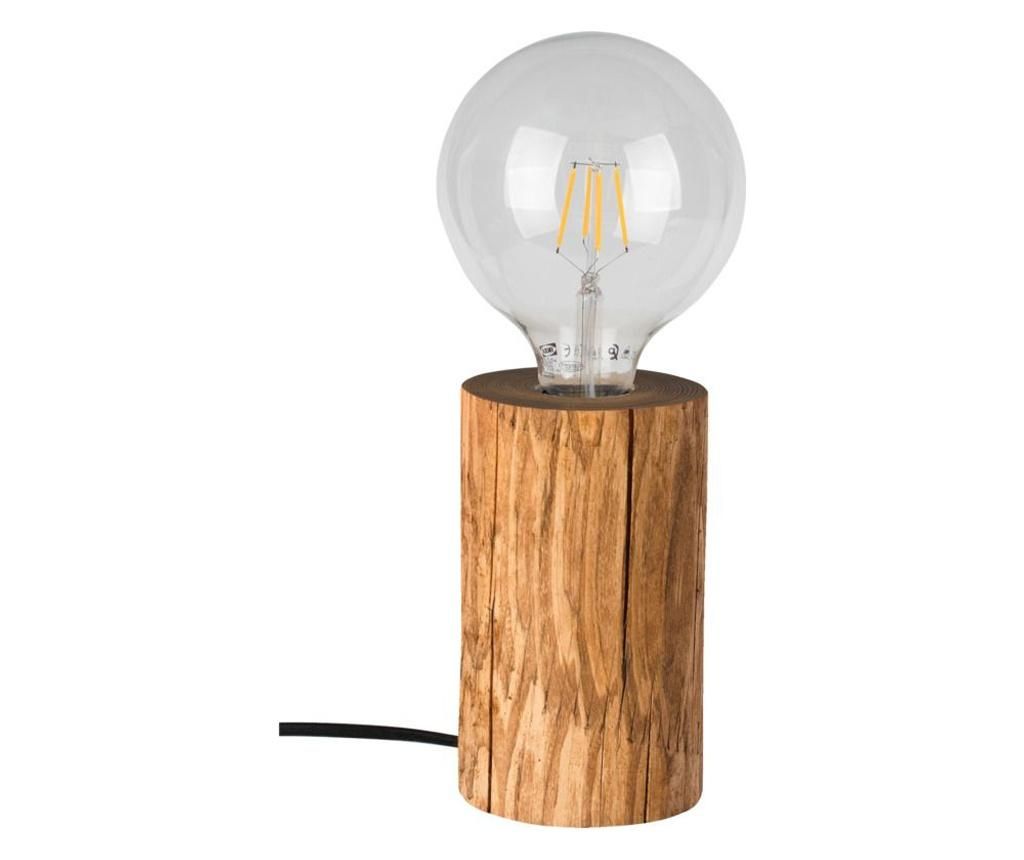 Lampa de masa Spotlight, Trabo, lemn de pin, max. 25 W, E27, 12x12x15 cm - SPOTLIGHT, Negru