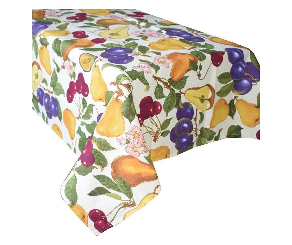 Fata de masa pentru 4 persoane, Fruits, bumbac 100%, 150x150cm, multicolor - FIVE STORE, Multicolor