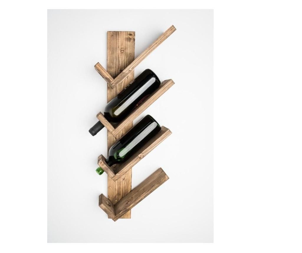 Suport Pentru Sticle De Vin, Descartes, 26x71x11.5 cm, Palisandru Got Wood - GOT WOOD