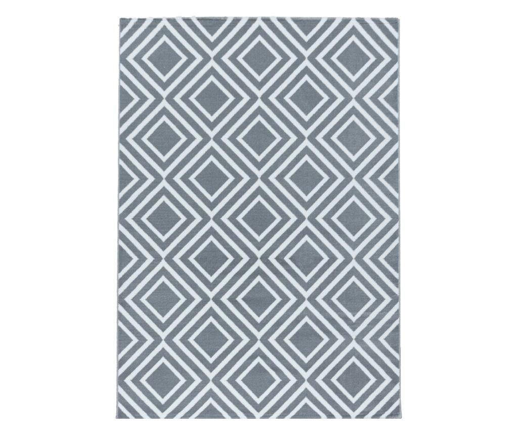 Covor Ayyildiz Carpet, Costa Grey, 120x170 cm, polipropilena, gri - Ayyildiz Carpet, Gri & Argintiu