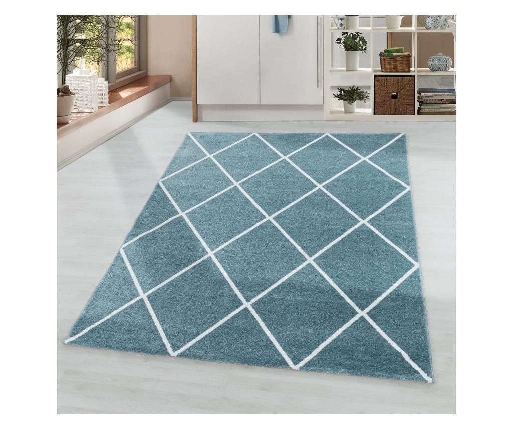 Covor Rio Blue 80×250 cm – Ayyildiz Carpet, Albastru Ayyildiz Carpet