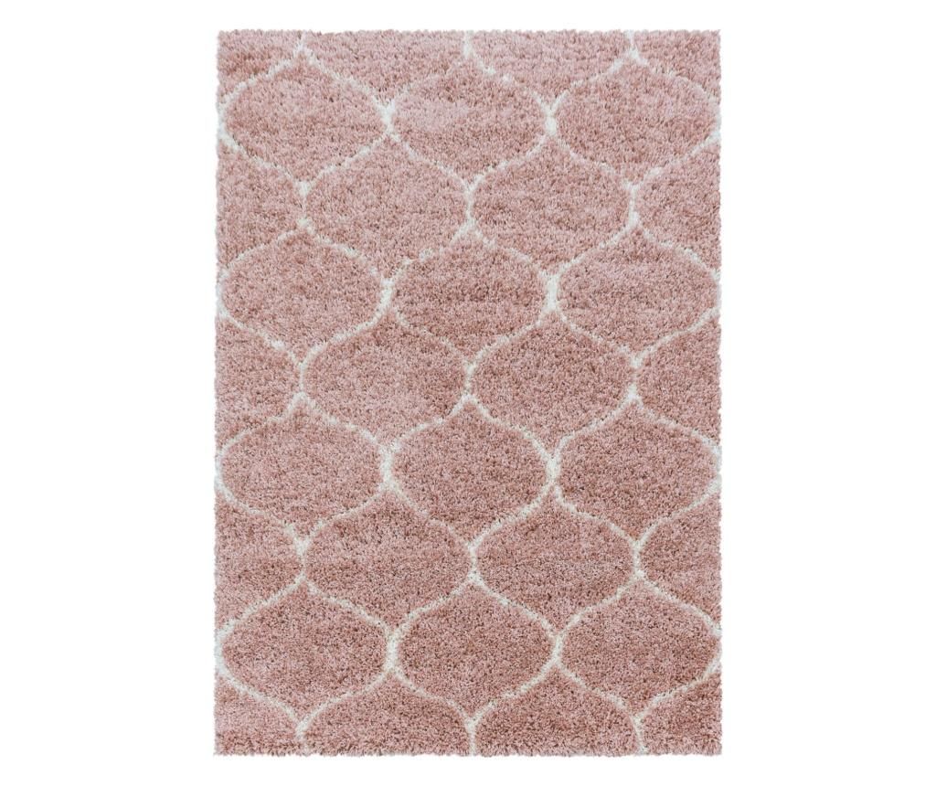 Covor Ayyildiz Carpet, Salsa Rose, 80x150 cm, polipropilena - Ayyildiz Carpet, Roz