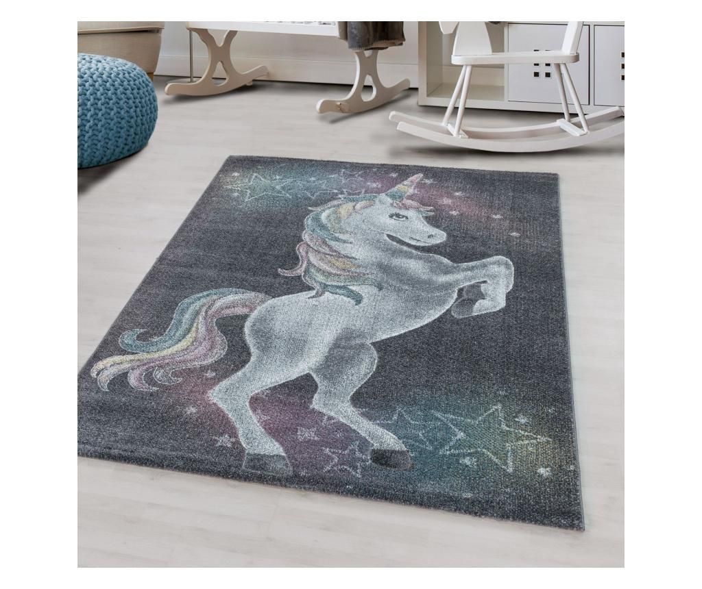 Covor Fluffy Grey 200×290 cm – Ayyildiz Carpet, Gri & Argintiu