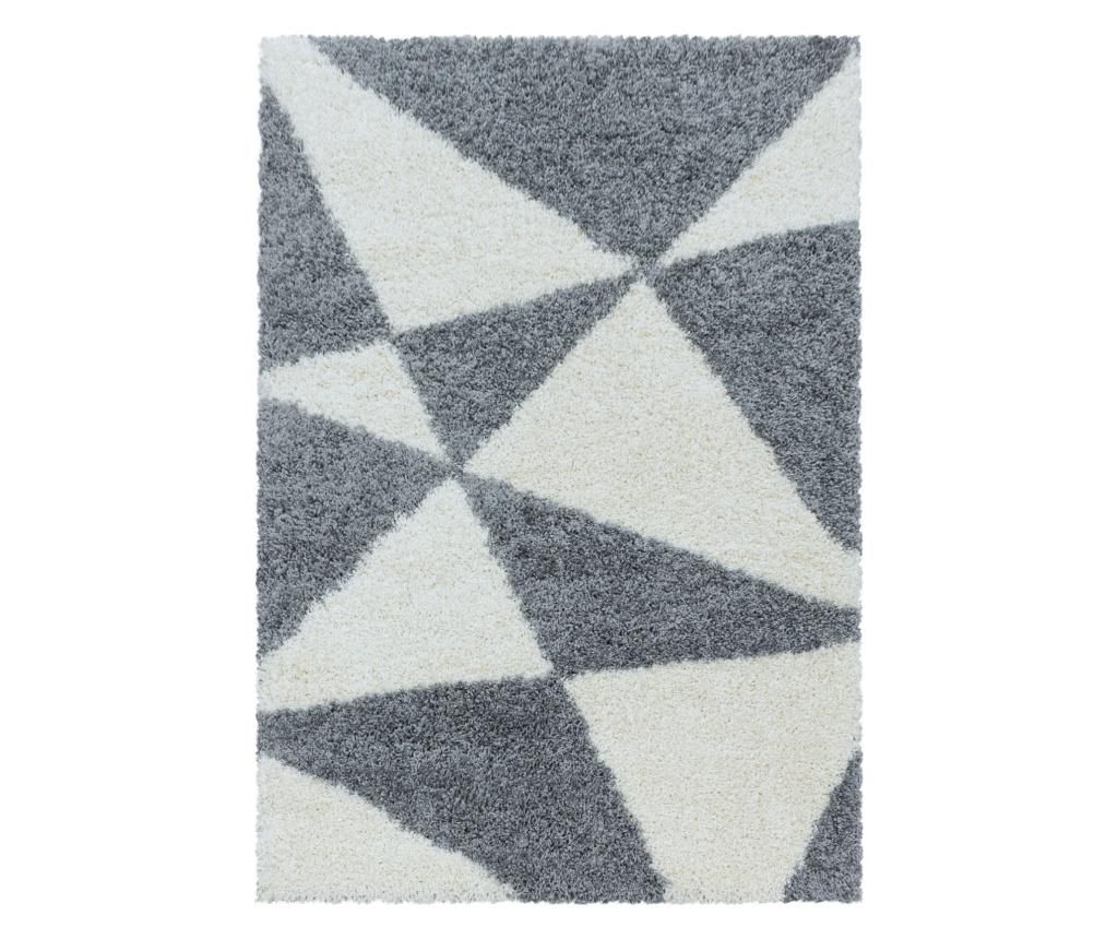 Covor Ayyildiz Carpet, Tango Grey, 140x200 cm, polipropilena - Ayyildiz Carpet, Gri & Argintiu