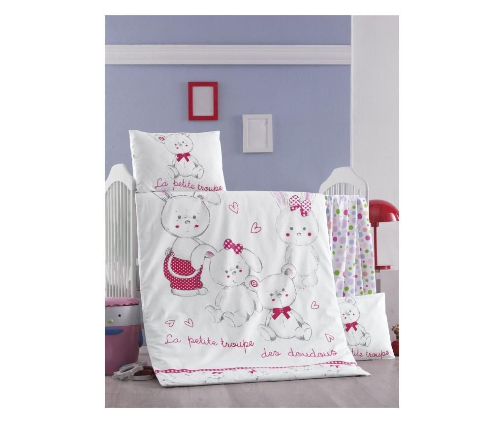 Set lenjerie de patut Victoria Baby - Victoria, Multicolor