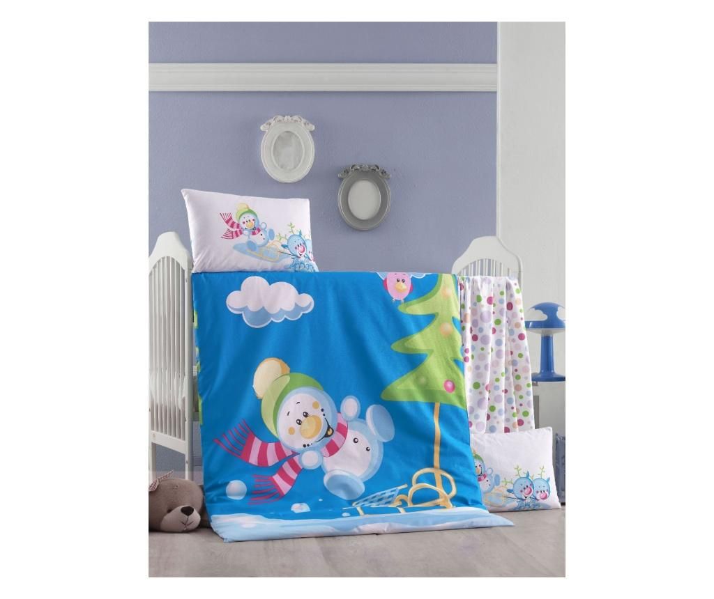 Set lenjerie de patut Victoria Baby - Victoria, Multicolor